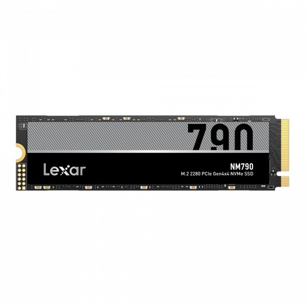 Lexar - SSD - NM790 - 4000 GB - SSD form factor M.2 2280 - Solid-state drive interface M.2 NVMe - Read speed 7400 MB/s - Write speed 6500 MB/s