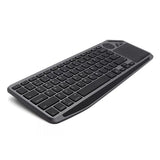 TECHLY Bluetooth & 2.4GHz Wireless Dual Mode Backlit Keyboard with Touchpad for Smart TV