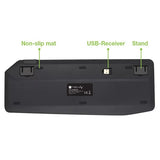 TECHLY Bluetooth & 2.4GHz Wireless Dual Mode Backlit Keyboard with Touchpad for Smart TV