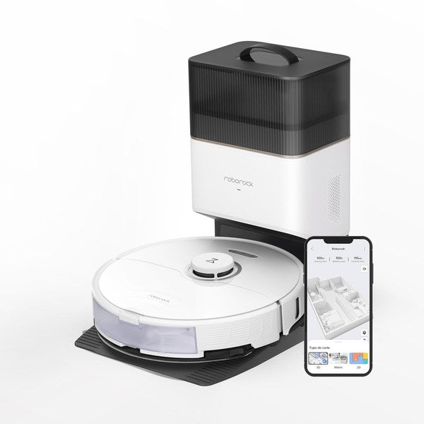 Roborock S8+ - robot vacuum cleaner - white - S8P02-00