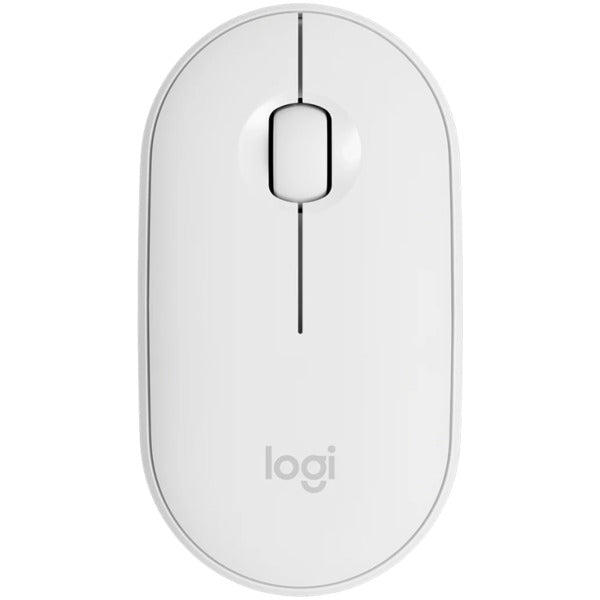 LOGITECH Pebble Mouse 2 M350s Wireless Bluetooth Mouse - Tonal White