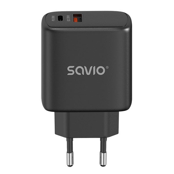 SAVIO LA-06/B USB Quick Charge Power Delivery 3.0 30W Wall Charger