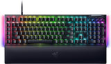 Razer BlackWidow V4 Mechanical Gaming Keyboard - Wired - Green Switch - Black