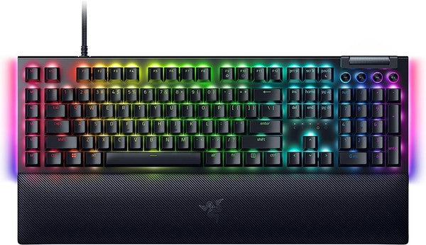 Razer BlackWidow V4 Mechanical Gaming Keyboard - Wired - Green Switch - Black