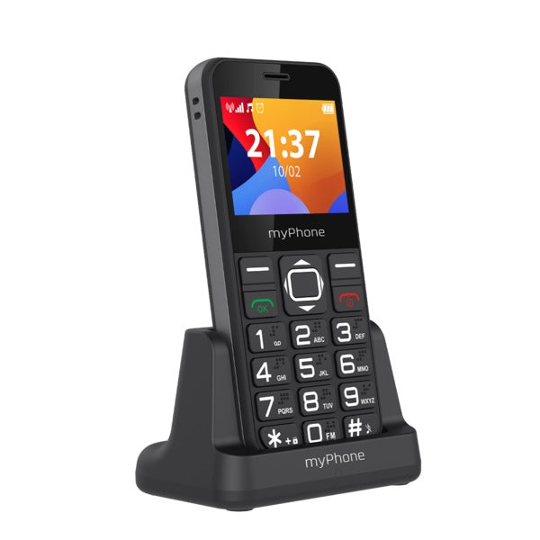 myPhone HALO 3 LTE - Black - 2.4" IPS - 48MB/128MB - Dual SIM - 3G - Bluetooth 2.1 - USB-C - Built-in Camera