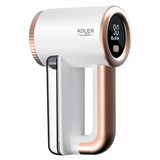 Adler AD 9617 Rechargeable Lint Remover - White/Gold, 5W