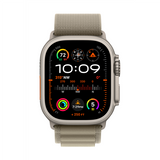 Apple Watch Ultra 2 GPS + Cellular, 49mm Titanium with Olive Alpine Loop - Large