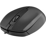 Alpha MB-507 Wired Optical Mouse - Black