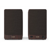 Sharp CP-SS30 Bookshelf Speakers, Brown - Sharp - Speakers - CP-SS30(BR) Bookshelf - 60 W - Bluetooth - Wireless connection - Brown