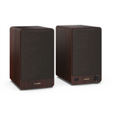Sharp CP-SS30 Bookshelf Speakers, Brown - Sharp - Speakers - CP-SS30(BR) Bookshelf - 60 W - Bluetooth - Wireless connection - Brown