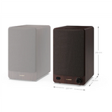 Sharp CP-SS30 Bookshelf Speakers, Brown - Sharp - Speakers - CP-SS30(BR) Bookshelf - 60 W - Bluetooth - Wireless connection - Brown