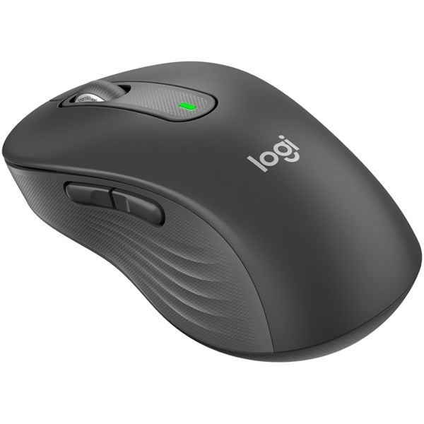 LOGITECH Signature M650 L Wireless Business Mouse, Right-Handed, 5 Buttons, Bluetooth & Bolt USB Receiver