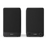Sharp CP-SS30 Bookshelf Speakers, Black - Sharp - Speakers - CP-SS30(BK) Bookshelf - 60 W - Bluetooth - Wireless connection - Black