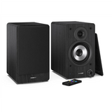 Sharp CP-SS30 Bookshelf Speakers, Black - Sharp - Speakers - CP-SS30(BK) Bookshelf - 60 W - Bluetooth - Wireless connection - Black