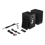 Sharp CP-SS30 Bookshelf Speakers, Black - Sharp - Speakers - CP-SS30(BK) Bookshelf - 60 W - Bluetooth - Wireless connection - Black
