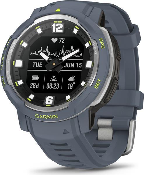 Garmin Instinct Crossover Standard Smart Watch, Blue