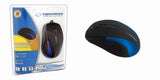 ESPERANZA EM102B SIRIUS USB Optical Mouse - 800 DPI - Blue