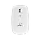 ESPERANZA EM120K SATURN Wireless Optical Mouse - 2.4 GHz, 1600 DPI - White