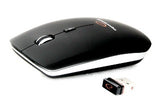 EXTREME XM104K MAVERICK Wireless Optical Mouse - 2.4 GHz, 1200 DPI - Black