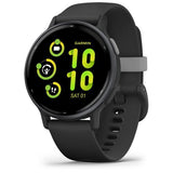 Garmin vívoactive 5 Smartwatch - Blue Metallic Aluminum Bezel with Blue Silicone Strap
