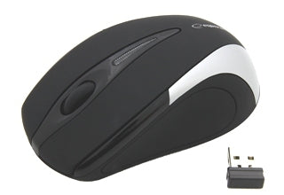 ESPERANZA EM101S ANTARES Wireless Optical Mouse - 2.4 GHz USB Receiver - Silver