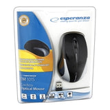 ESPERANZA EM101S ANTARES Wireless Optical Mouse - 2.4 GHz USB Receiver - Silver