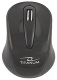 TITANUM TM104K TORPEDO Wireless Optical Mouse 3D - 2.4 GHz, 1000 DPI - Black