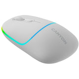 CANYON MW-22 2-in-1 Bluetooth/Wireless Mouse - Snow White