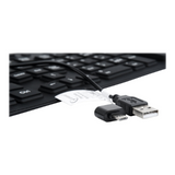 Klaviatūra Flexible Silicone Waterproof USB+OTG Keyboard - Black