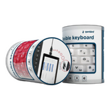 Gembird Flexible Silicone Waterproof USB+OTG Keyboard - Black