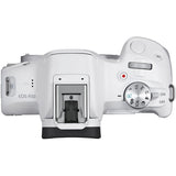Canon EOS R50 + RF-S 18-45mm (White) + Mount Adapter EF-EOS R