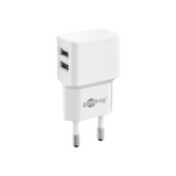 Goobay Dual USB Wall Charger - 2.4A (Model: 44952)