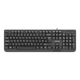 Natec TROUT SLIM USB Keyboard, US Layout, Black