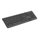 Natec TROUT SLIM USB Keyboard, US Layout, Black
