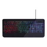 Gembird KB-UML-03 Wired Multimedia Keyboard - US Layout, Black