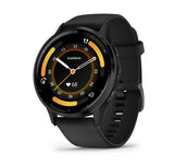 Garmin Venu 3S Slate Stainless Steel Bezel with Pebble Gray Case and Silicone Strap