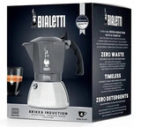 Coffee machine BIALETTI BRIKKA INDUCTION 4TZ 180 ml Anthracite, Silver