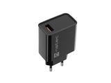 NATEC Ribera GaN 65W USB-A + USB-C Power Delivery Wall Charger - White