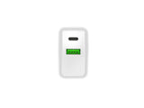 NATEC Ribera 20W USB-A+USB-C Power Delivery Wall Charger - White