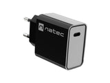 NATEC Ribera 20W USB-C Power Delivery Charger - Black