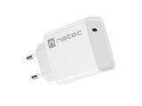 NATEC Ribera 20W USB-C Power Delivery Wall Charger - White