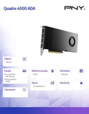 PNY NVIDIA RTX A4000 Ada OEM 20GB GDDR6 160-bit 4xDP 1.4 PCI-Express x16 Gen 4.0