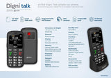 eSTAR Digni Talk Senior Phone Dual SIM - Black