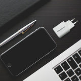 QOLTEC GaN ULTRA 35W Dual Port Charger - USB-C PD & USB-A - White (50763)