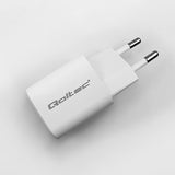 QOLTEC GaN ULTRA 35W Dual Port Charger - USB-C PD & USB-A - White (50763)