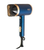 Camry CR 2268 Hair Dryer - 1800W with Ionic Function & Diffuser - Blue/Gold