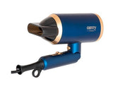 Camry CR 2268 Hair Dryer - 1800W with Ionic Function & Diffuser - Blue/Gold
