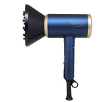 Camry CR 2268 Hair Dryer - 1800W with Ionic Function & Diffuser - Blue/Gold