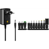 Goobay Universal Power Supply 3-12V, 12W - Model 64568, Black