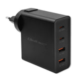 GaN 65W 2xUSB 2xUSB-C Fast Charger - 5V-20V, 3A-3.35A